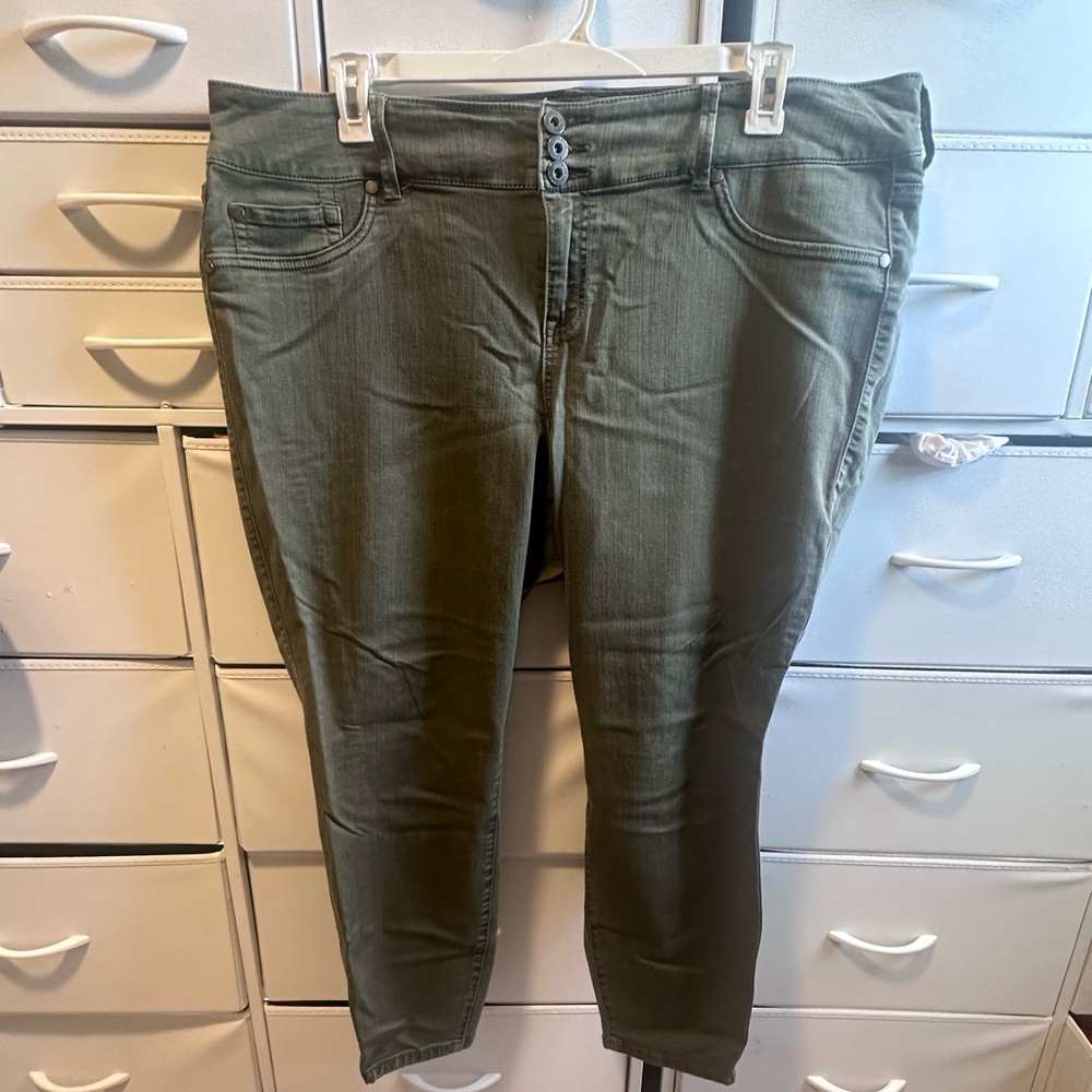 Torrid Olive Ankle Jeans for Women